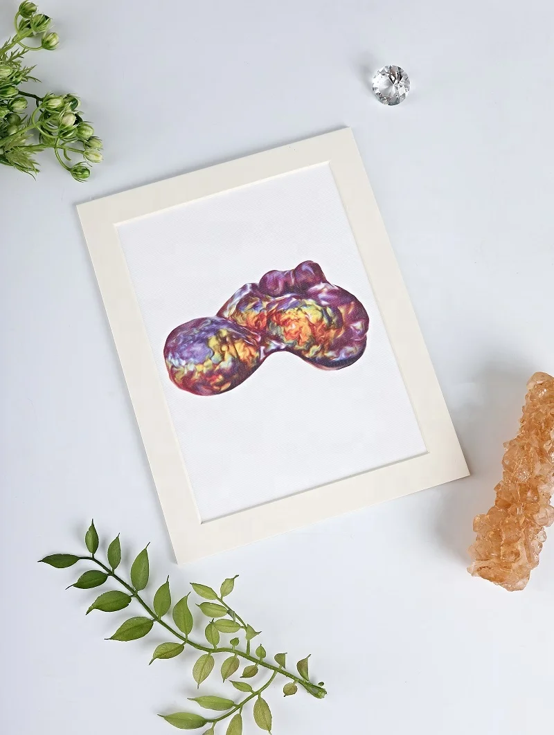 Art Print Hotel Decoration Project Modern Hand Painting Wall Art Frame Picture Resin Print