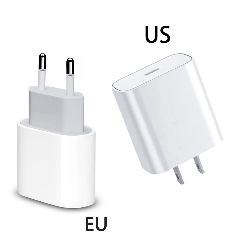  20 Вт PD кабель USB Type-c для быстрой зарядное устройство EU/US/UK AU Для iPhone 12 8 X XS XR 11 Pro Max плюс