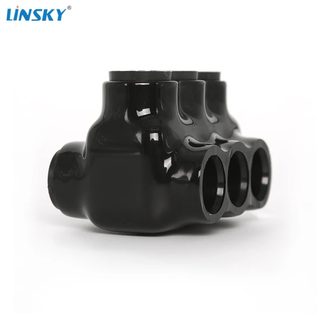 Shanghai Linsky изолированный многокабельный соединительный блок вход для проводов с одной стороны 4-14 AWG провода