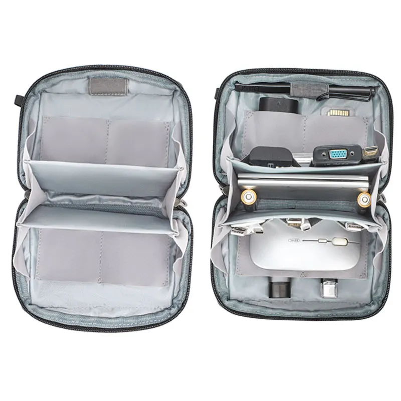 Waterproof Tech Bag Organizer Travel Portable Electronics Gadget Cable Digital Storage bag HDD Powerbank Case organizer