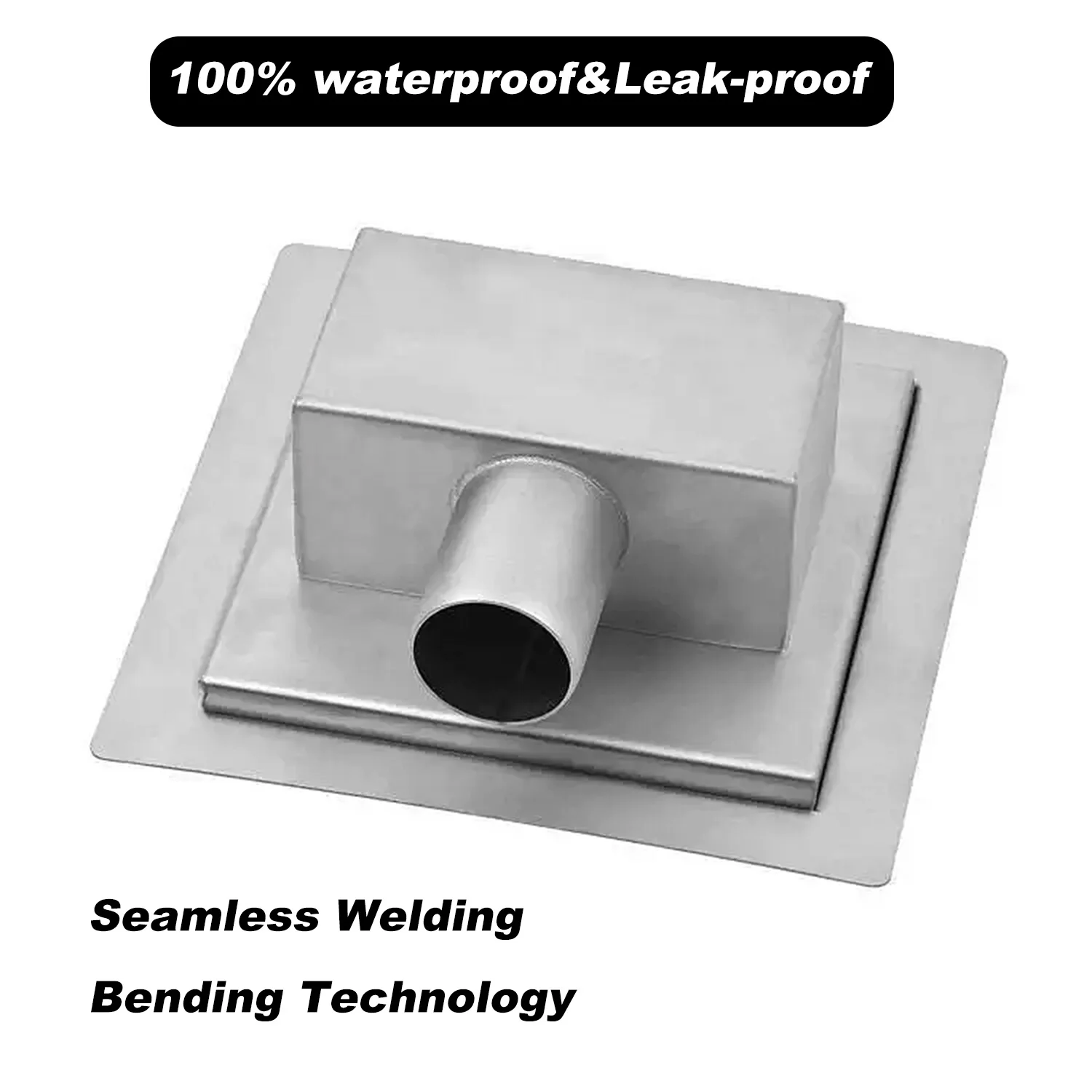 New Design Wholesale Shower Floor Drain 304 Stainless Steel Square Toilet Bathroom with Siphon