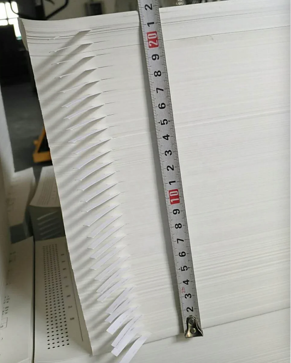 High speed automatic A3 A4 notebook paper card board counters,sheet counting machine with label marking machine