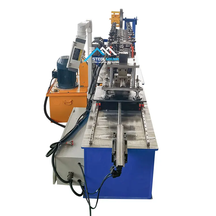 Metal Studs Galvanized Steel Track Furring Channel Roll Forming Machine For Drywall Profiles