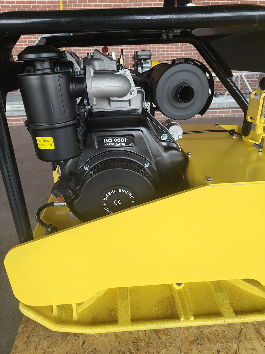 DYNAMIC DUR-600 reversible plate compactor gasoline or diesel GX390 vibration plate earth compactor