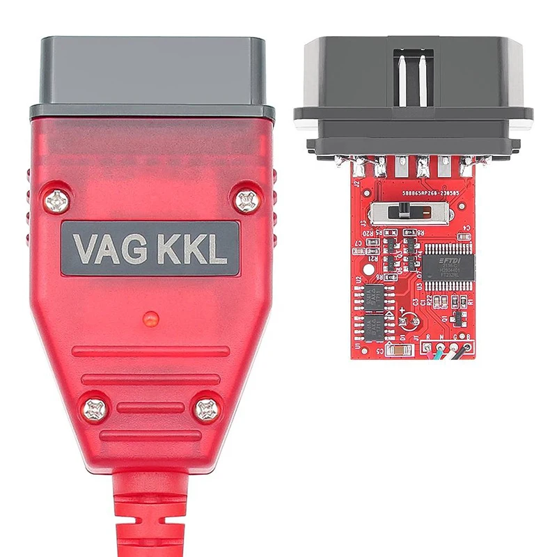 obd adapter OBD 2 FTDI FT232RL 9241A Chip VAG KKL 409.1 VAG COM OBD connector USB Diagnostic Cable Automatic Diagnostic Scanner