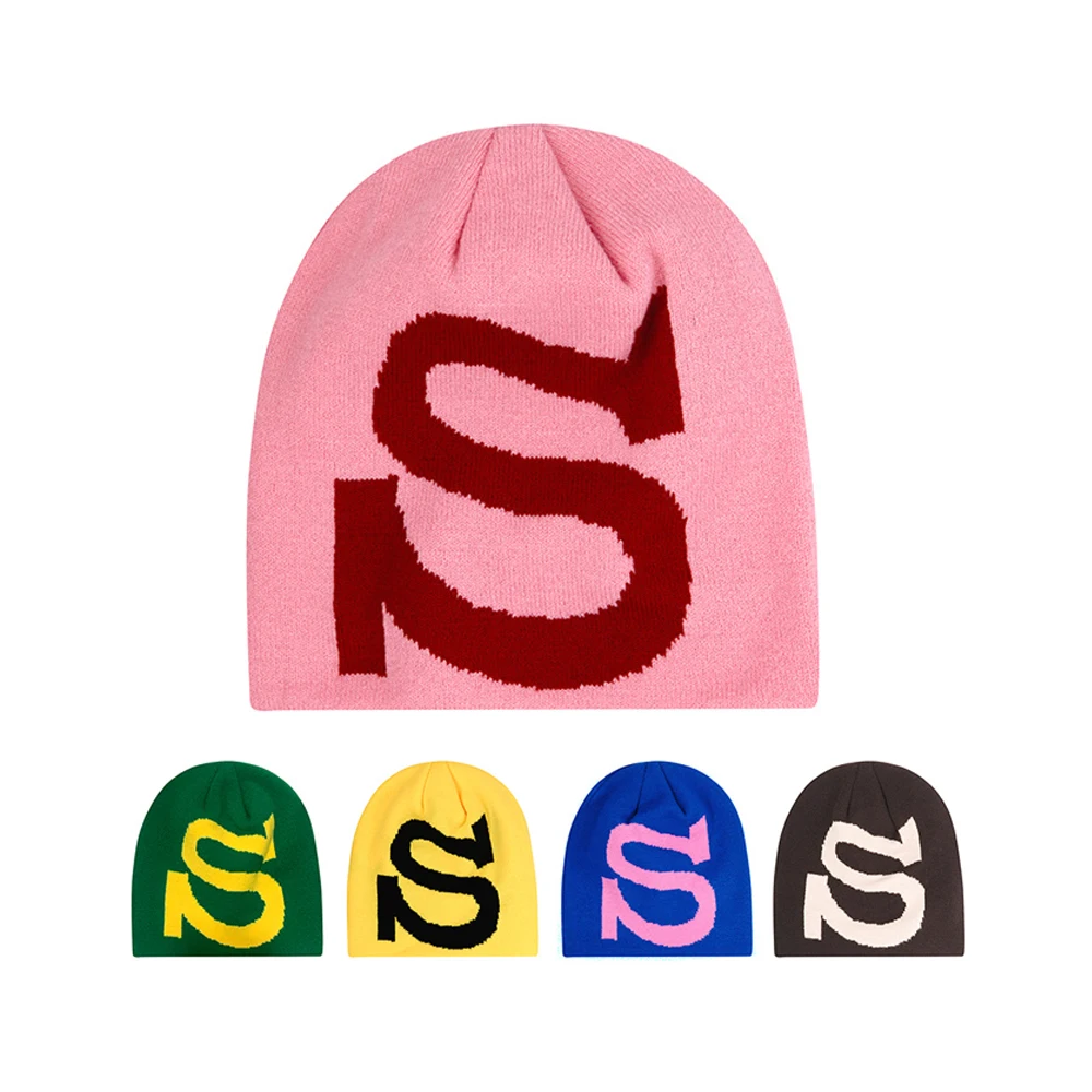 Promotional Men Acrylic Jacquard Beanie Hat High Quality Wholesales Knitted Sports Designer Unisex Beanie Hats