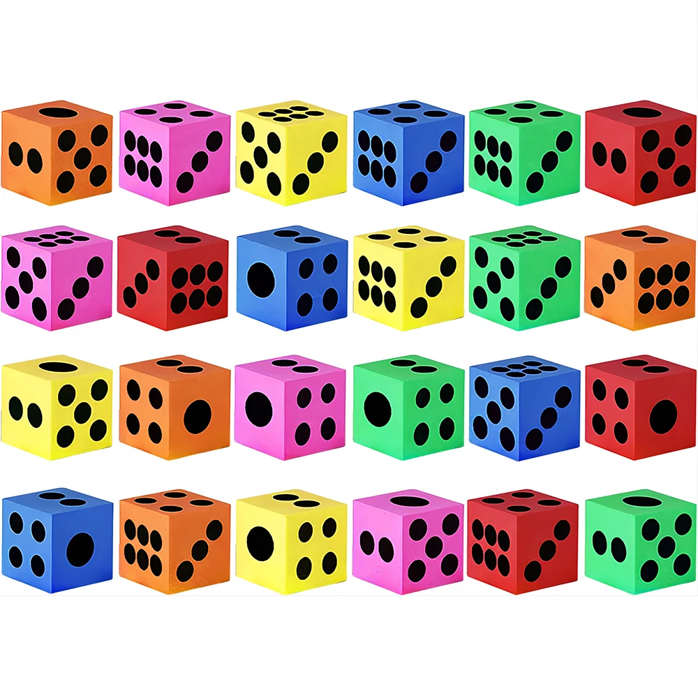 Customized Size Manufactory Colorful Exercise Fitness Soft Foam Cube Dice
