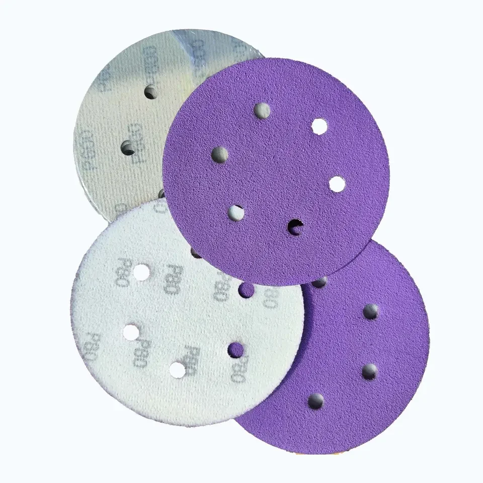 5 inch SIC abrasive sand paper disc for marble