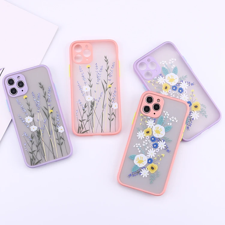 Popular classic flower case for iphone 12 13 11 xr xs se pro max mini soft mobile case 7 8
