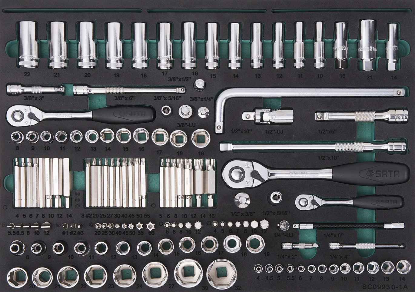 SATA  09930   249Pc Automotive Tool Set