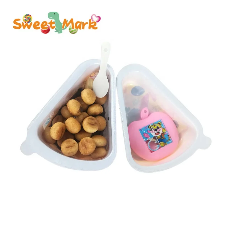 New Product Pizza Shape Surprise Egg Chocolate Biscuits With Toy