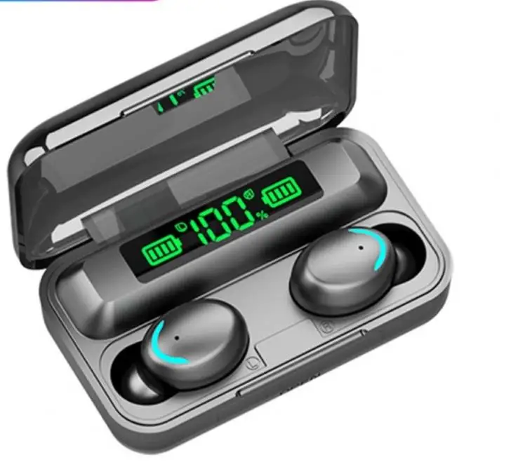 2022 Wireless Earphone TWS F9-5C 8D Stereo Handsfree Headset Waterproof Earbuds With Microphone Charging Case