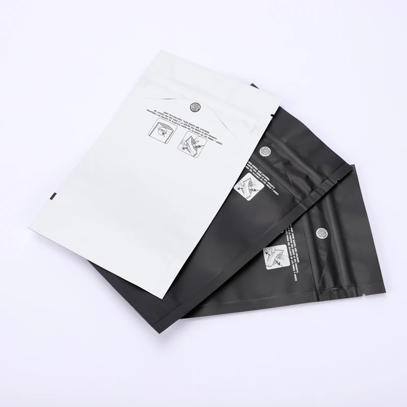 Ready to Ship smell proof child resistant food exit mylar zipper bag in stock may Custom printed