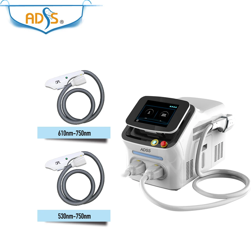 ADSS Desktop IPL E light DPL laser skin rejuvenation IPL hair removal machine