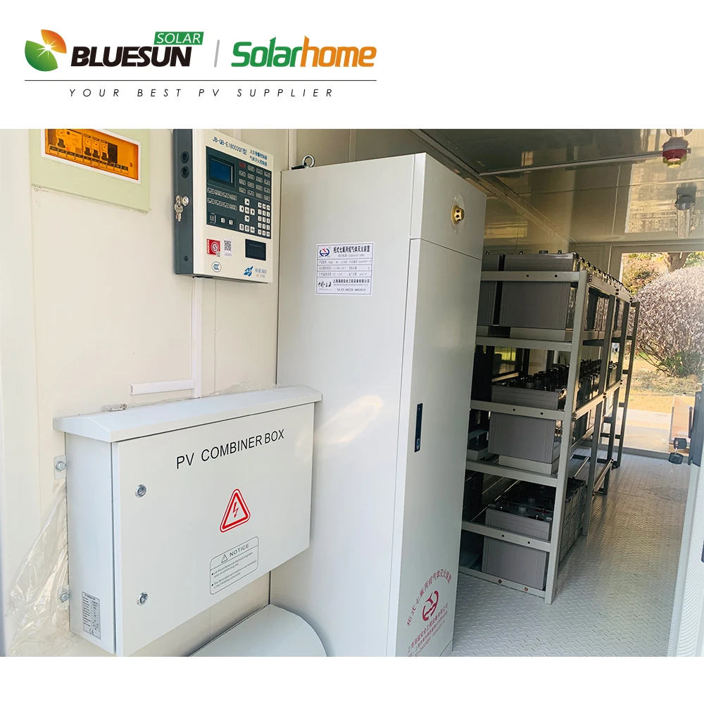 Projects Solar Panel Hybrid Inverter Battery Energy 50KW 100KW 150KW 500KW System