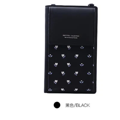 Korean fashion flower purse  printing bags large capacity ladies wallet