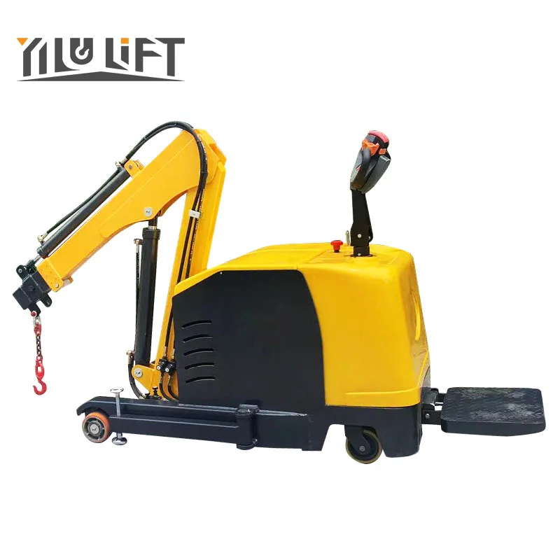 Compact 600 KG 1200 KG Rotary Hydraulic Electric Crane