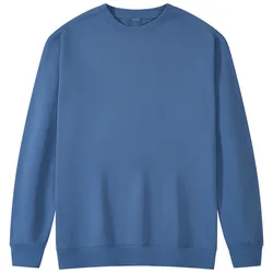 Custom Graphic Low MOQ 450gsm Cotton Fashion Off Shoulder Oversized Unisex Crewneck Pullover Sweatshirt