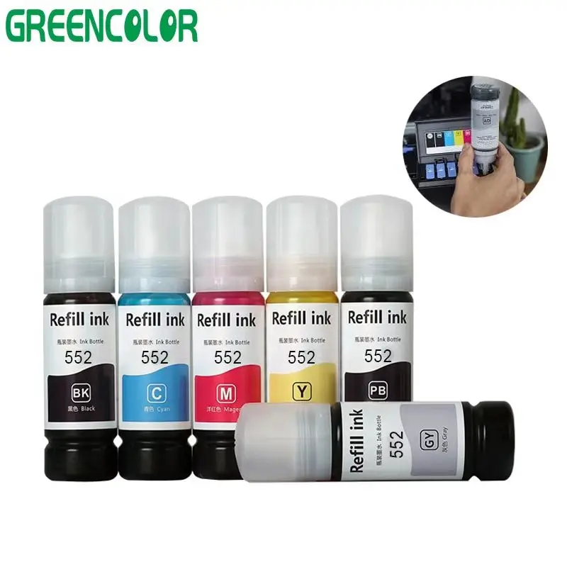 Premium 552 555 114 Water Based Dye Sublimation Ink Compatible for epson L8180 L8160 Et8500 Et8550 Et-8550 Et-8500