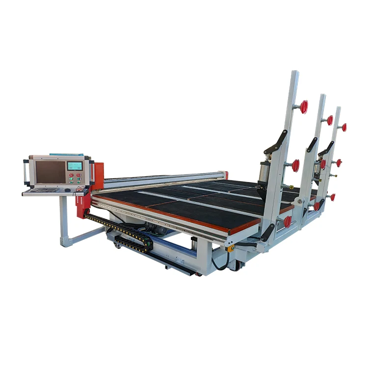 CNC Integrated All-in-one Glass Cutting and Slicing Machine Under Four-wheel Drive High-speed Cutting