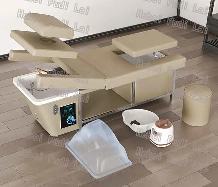 head bed spa equipment shampoo bowl hair washing chair shampoo bed for mobile hairdresser