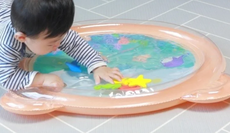 New design Bear Inflatable Water Play Mat Thickened Inflatable Play Mat Frog Shark Inflatable Water Play Mat For Pets
