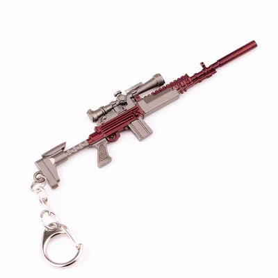 wholesale metal mini Pan helmet kar98k weapon gun keychain