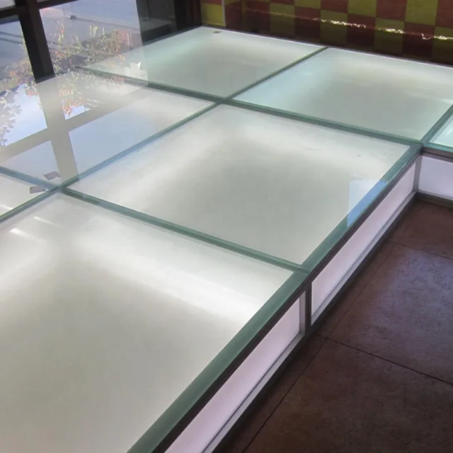 Customer Szie and Laminated Tempered Glass Floor for Villa,curtain Wall, Sky Walk,bar