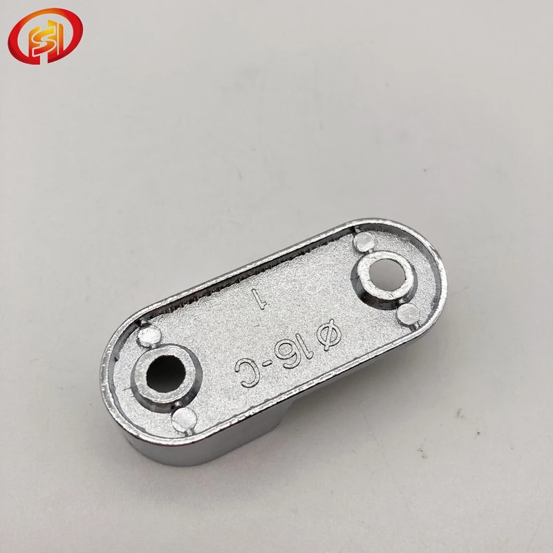 Closet Rod Pole Wardrobe Tube Support Bracket Accessories Oval Bracket Clothes Tube Holder