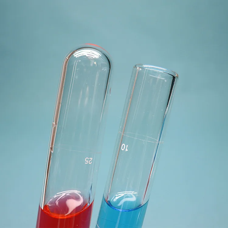 Lab Round Bottom Test Tubes Laboratory Test Tube Rack Decor Glass Test Tube Flat