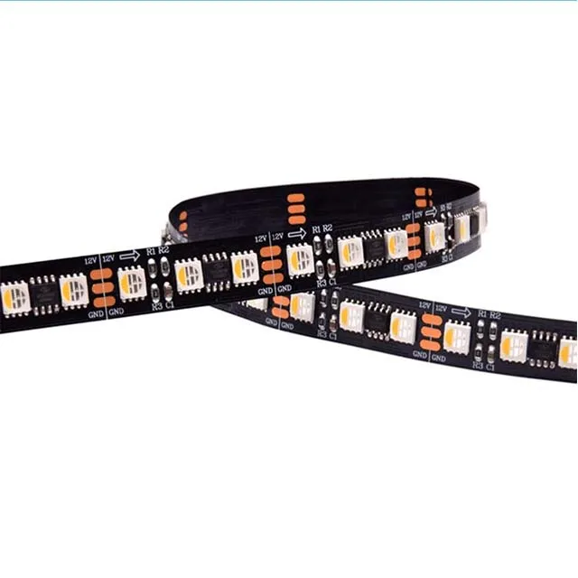RGBW External IC chip Cold white 6500K white CCT RA90 Landscape Outdoor Waterproof  12V UCS2904 90 Leds pixel strip