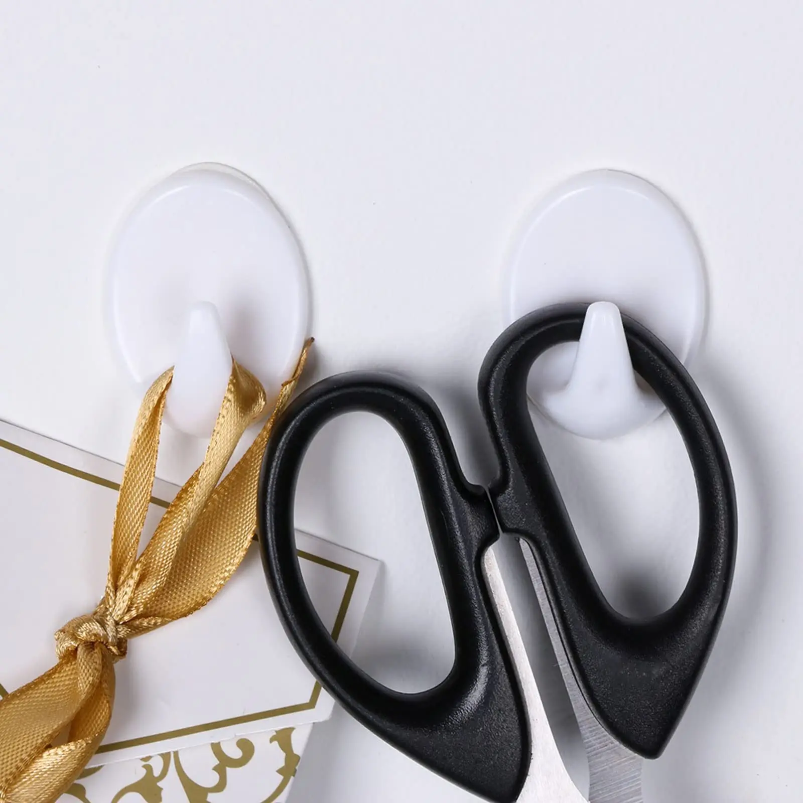 Self Adhesive Plastic Hooks 28*38 Wall Hanging Hooks Stick on Removable Multi-Purpose Hooks for Kitchen Bathroom