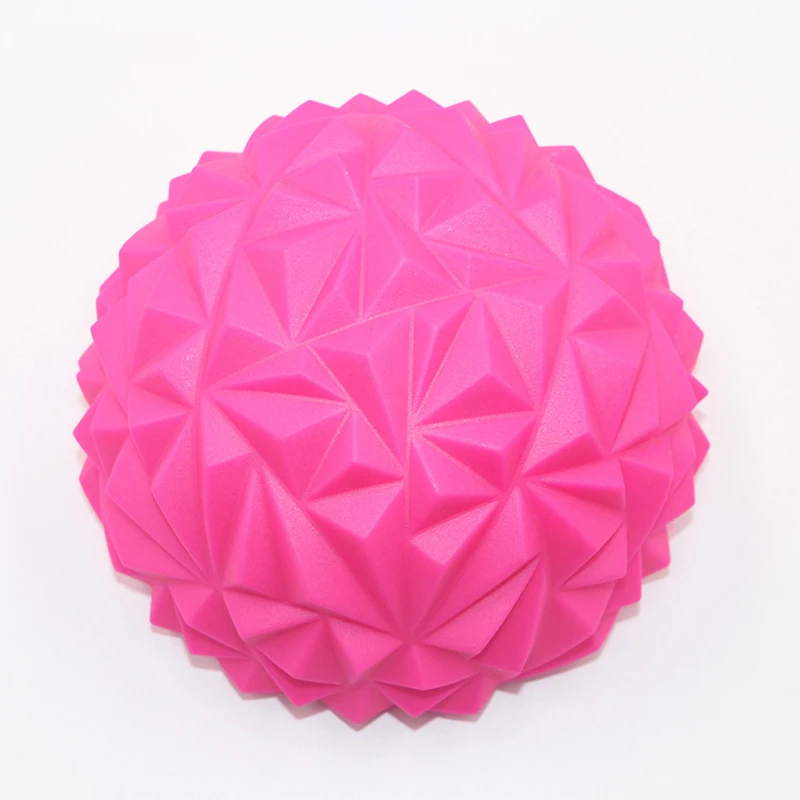 16cm PVC Inflatable Balance Training Yoga Ball Spiky Foot Massage Half Ball