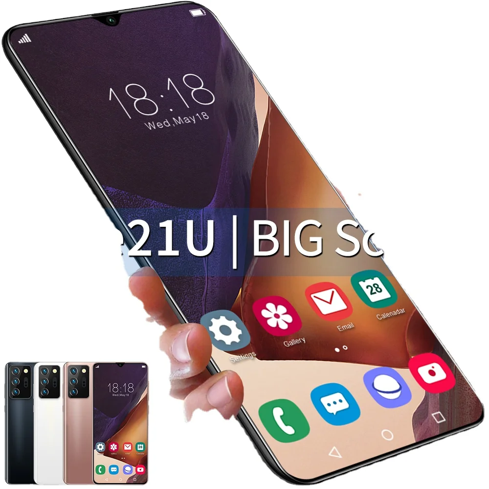Smartphone 6.6 inch full screen smartphone with Android10.0 5000mAh global version mobile phone camera