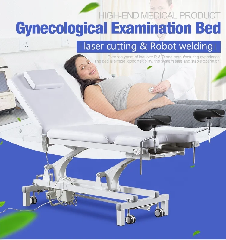 4 motors Gynecological Examination Bed, Medical Bed Examination Chair and Hospital Bed Women Nursing Equipment