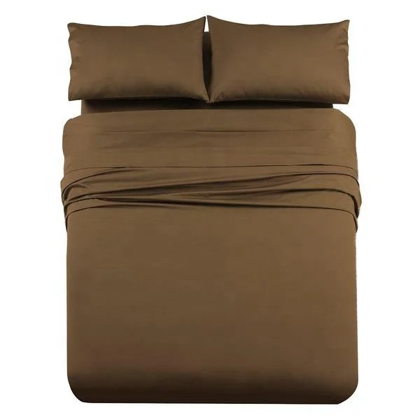 Customized 100% Bamboo Lyocell Fitted Sheet For Queen Size Bed With Deep Pocket