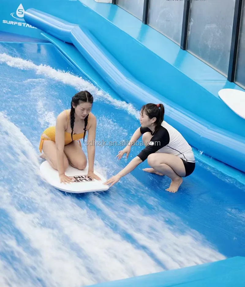 Surfstage Indoor surf club simulator popular water park double surfing machine