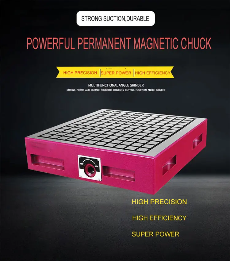 Heißer Verkauf 400*400 super permanenter magnetischer Spannfutter tisch für CNC-Fräsmaschine