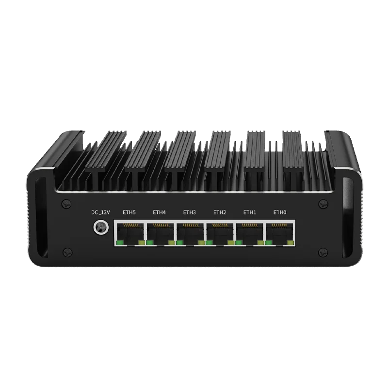 BKHD cheap fanless G31 i3-1115G4 Soft Router  6xi226 2.5G LAN DDR4  Mini PC pfSense industrial computer Supports Pfsense MikROS