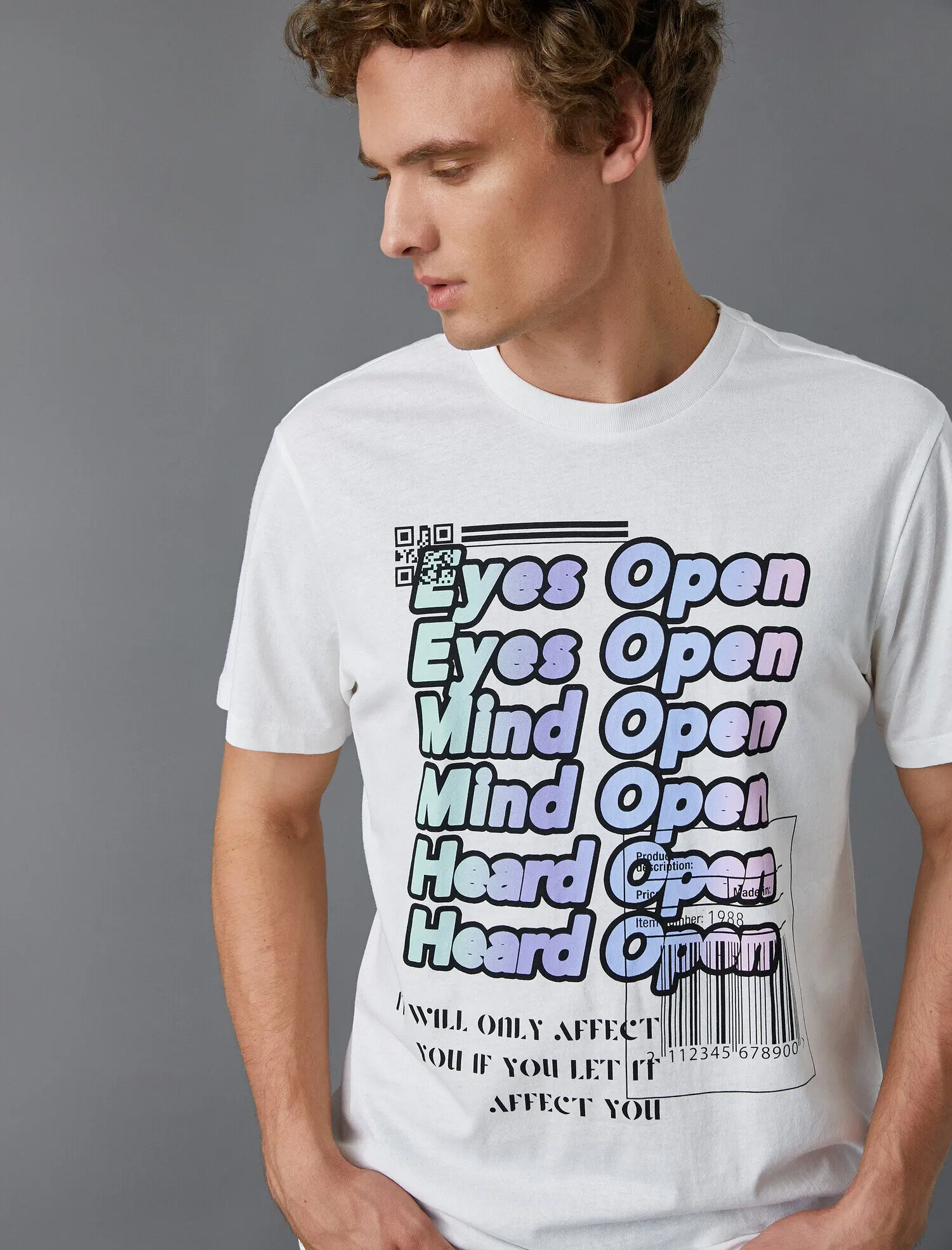 MGOO Screen Printing Big Logo Men T Shirt 1810gsm 100% Cotton Fabric Men Wholesale Design