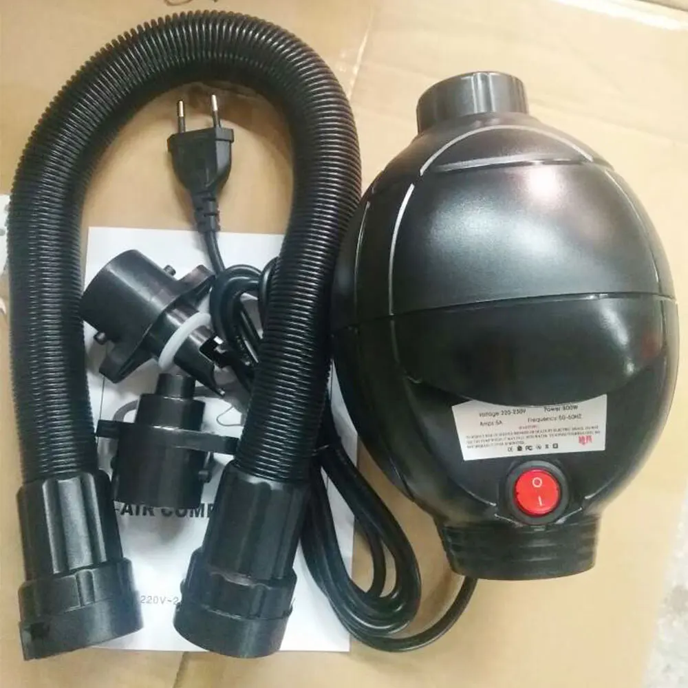 High Pressure Electric Air Compressor Quick Fill 800W Air Pump Inflator Deflator For Inflatables Raft Boat Pool Toy Water Park