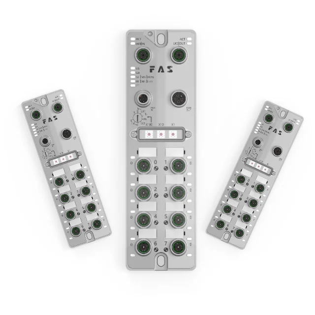 IP67 EMC shell Profinet Ethercat EthernetIP CC-Link remote digital bus I/O module for industrial control