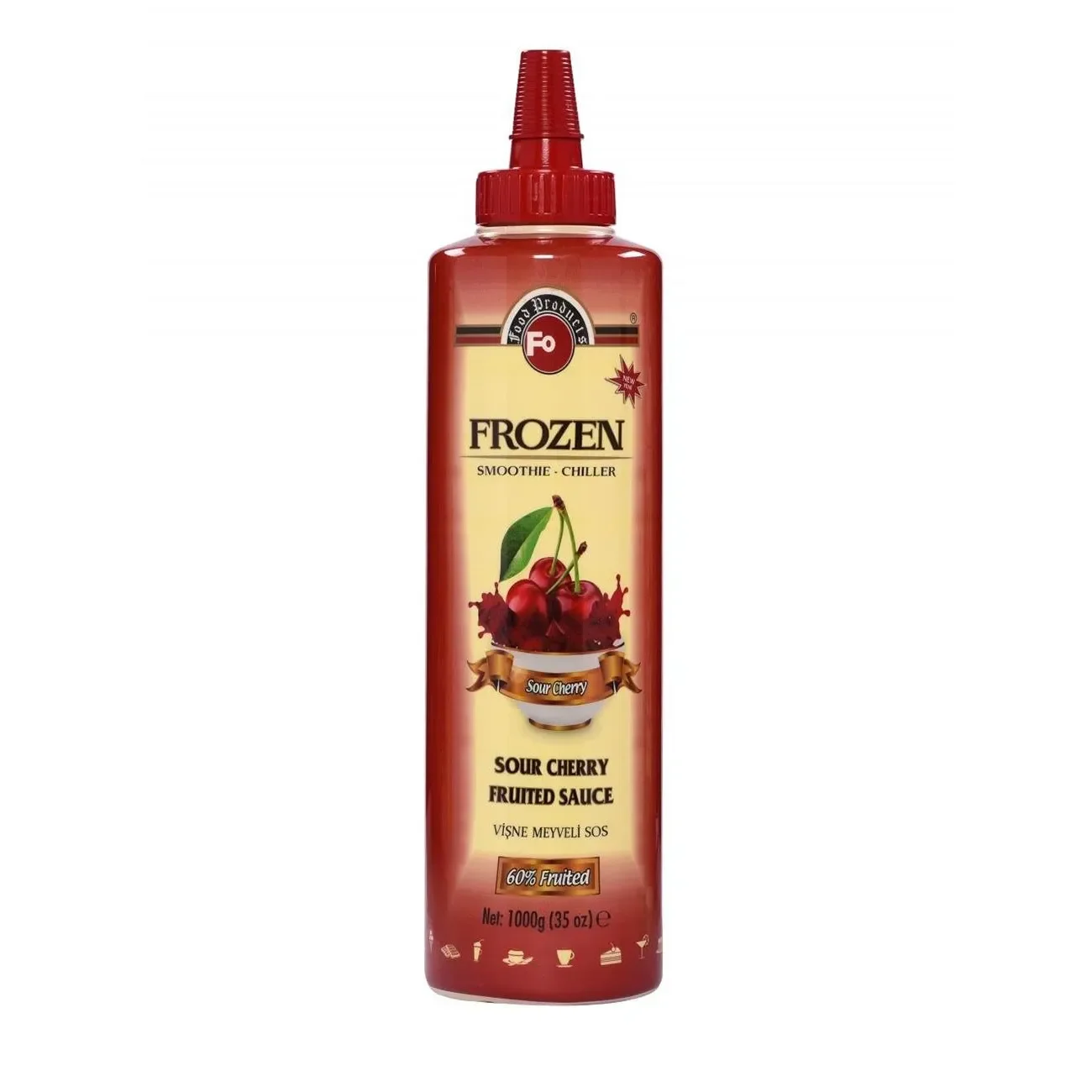 Sour Cherry Fruit Sauce-Frozen 1 Kg