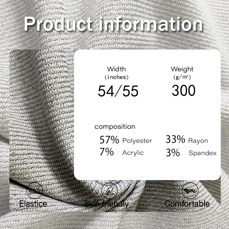 Fabric Manufacturers 300GSM Functional Fabric Woven Warm Jacket Polyester Rayon Spandex Waffle Fabric Textile For Clothing