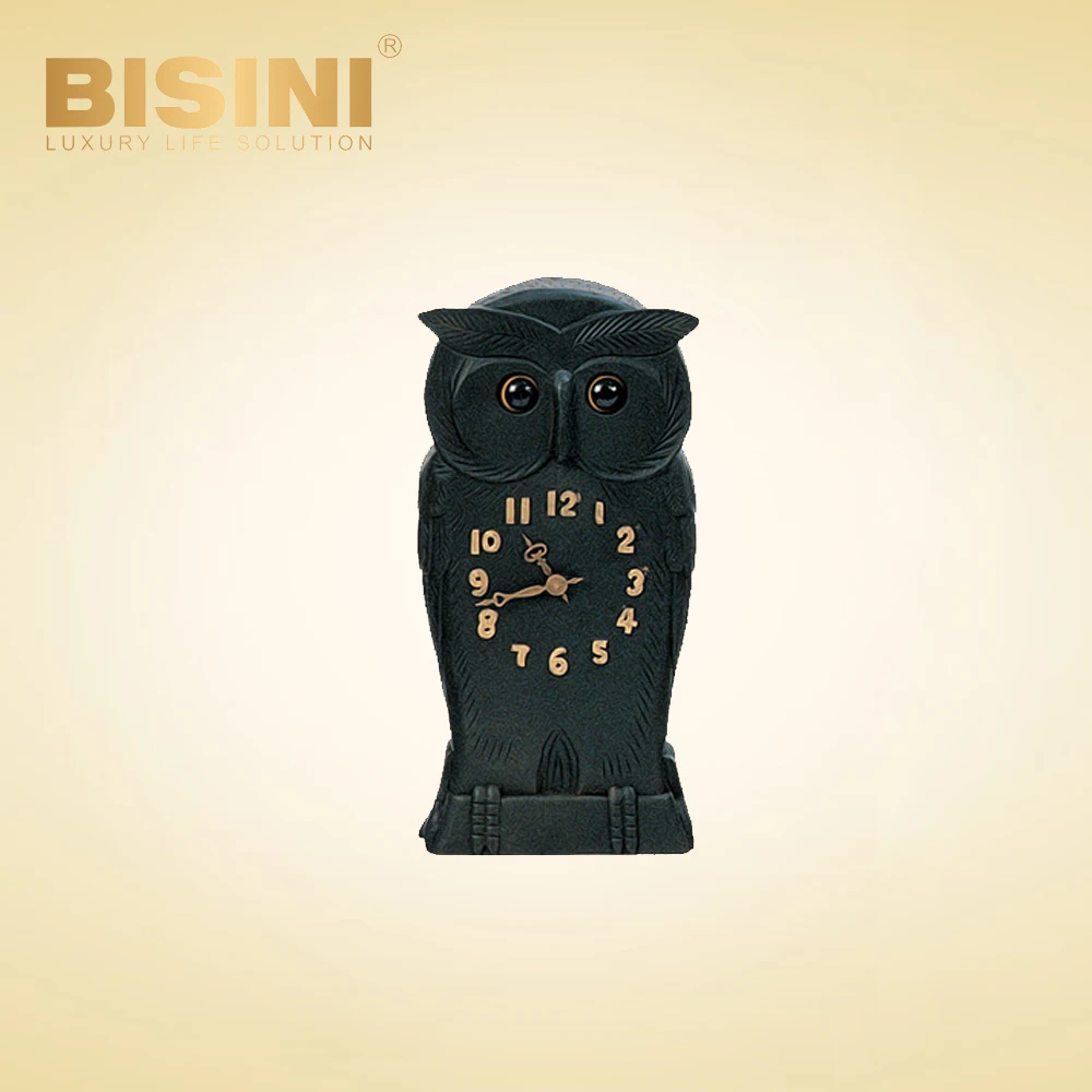 Personality Creative wood base Rolling table clock Household Process furnishings Bookcase small ornaments