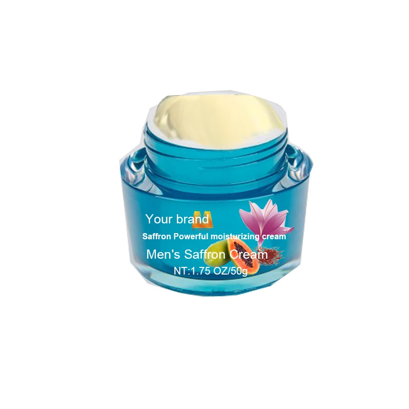 Customizing natural plant Saffron Powerful moisturizing men cream