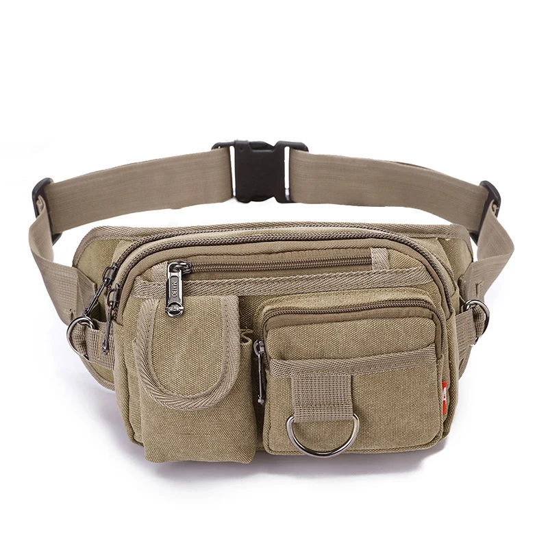 QXMOVING Multifunctional Fanny Pack Running Pouch Belt  Adjustable Strap Hiking Small Chest Waist Pack Bag