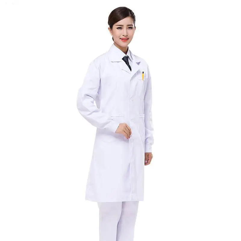 Оптовые Заказные хорошее качество Больничная форма лабораторное пальто женщин S размер больница доктор медицинская форма