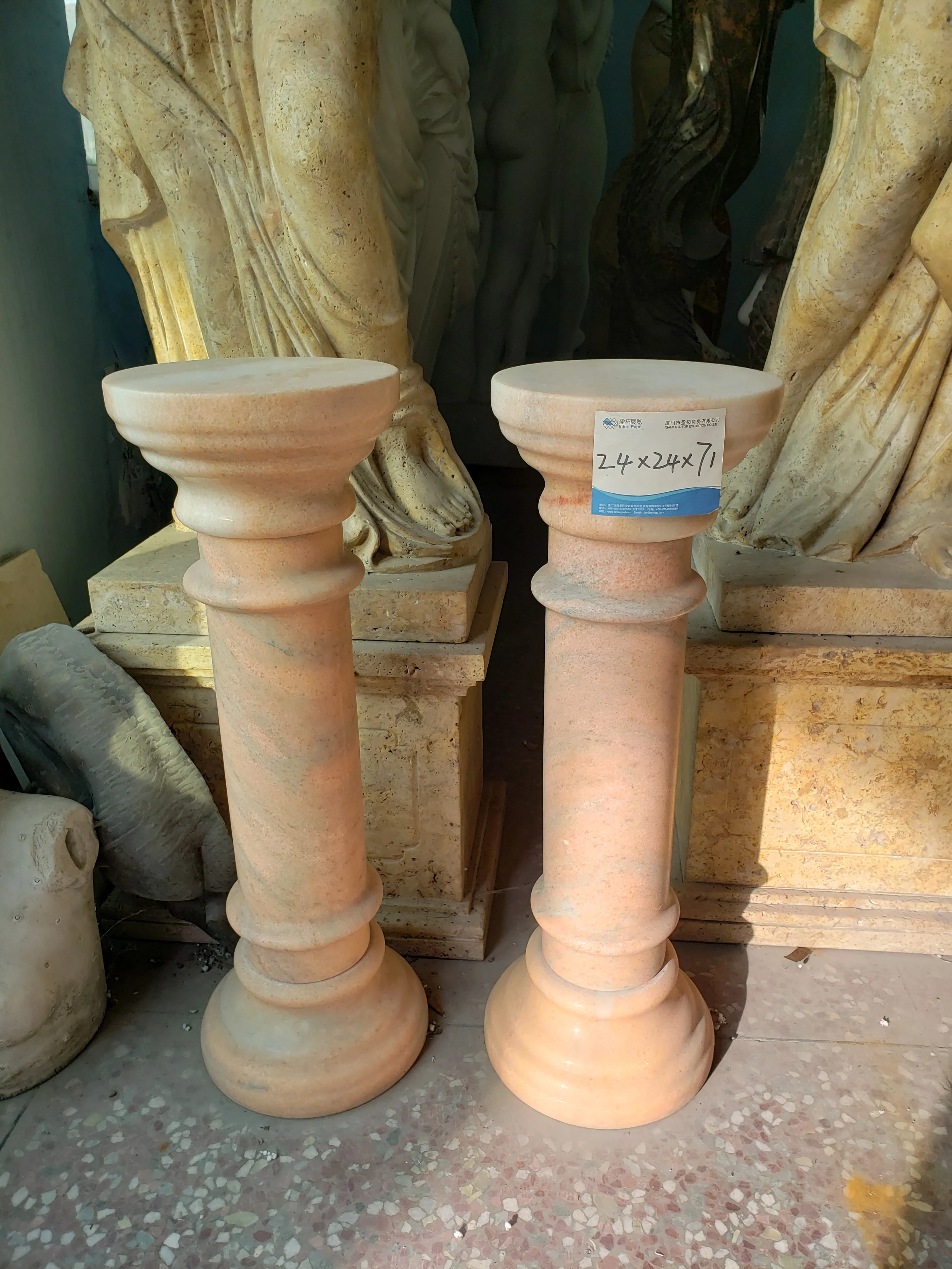 Marble  Columns  Roman Column Mold For sale