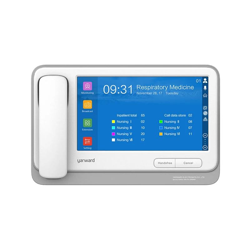 Hospital nurse intercom system management system yarward 2 wired nurse call system